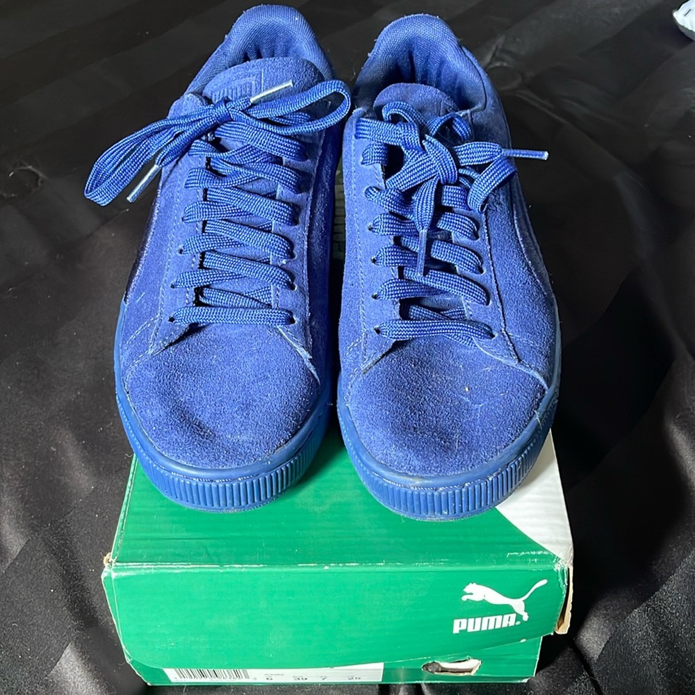 Suede classic Badge Twilight Blue